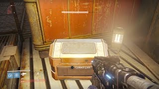Destiny Gold Chest on Earth at The Lunar Complex