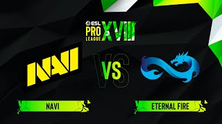 NaVi vs. Eternal Fire - Map 1 [Anubis] - ESL Pro League Season 18 - Quarter-final