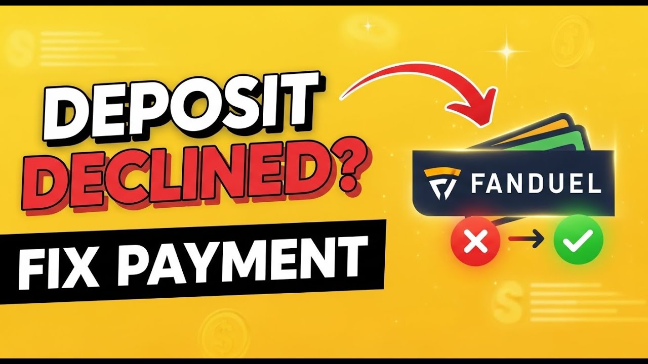 Депозит Fanduel отклонён? Что делать, если платёж не прошёл?