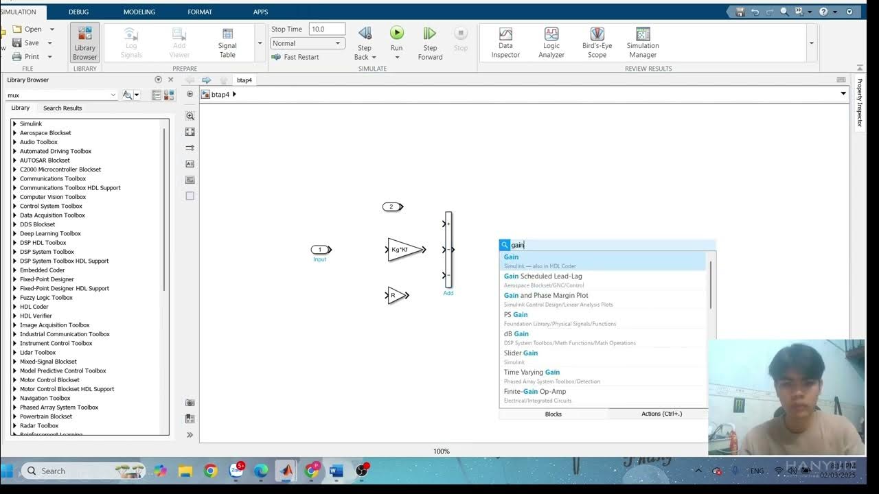 Bài tập 4 Xây dựng file MATLAB Simulink mô phỏng - YouTube