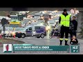 Choque entre un AUTO y una MOTO genera caos vial en el Cóndor