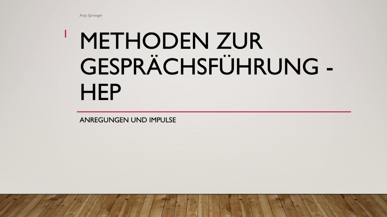 Methoden zur Gesprächsführung - YouTube
