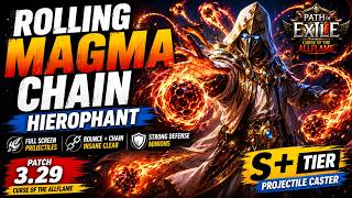 ROLLING MAGMA CHAIN HIEROPHANT BUILD GUIDE | POE 1 PATCH 3.29