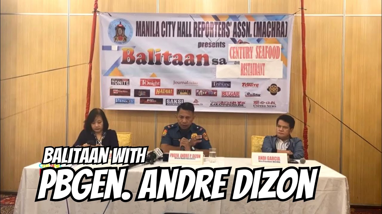 MACHRA's Balitaan with MPD DIRECTOR PBGEN ANDRE P DIZON - YouTube