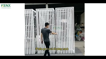 Ceramic tile pull out display stand