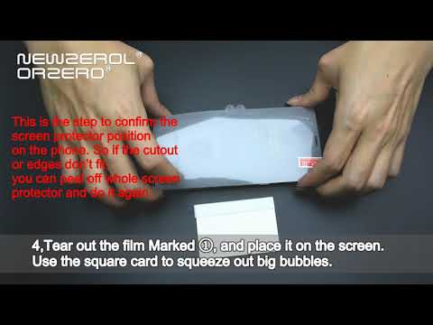 Newzerol & Orzero Soft Screen Protector Installation Guide Samsung Galaxy S10 & S10 Plus & S10E