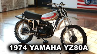 TIME CAPSULE 1974 YAMAHA YZ80A RESTORATION - YouTube
