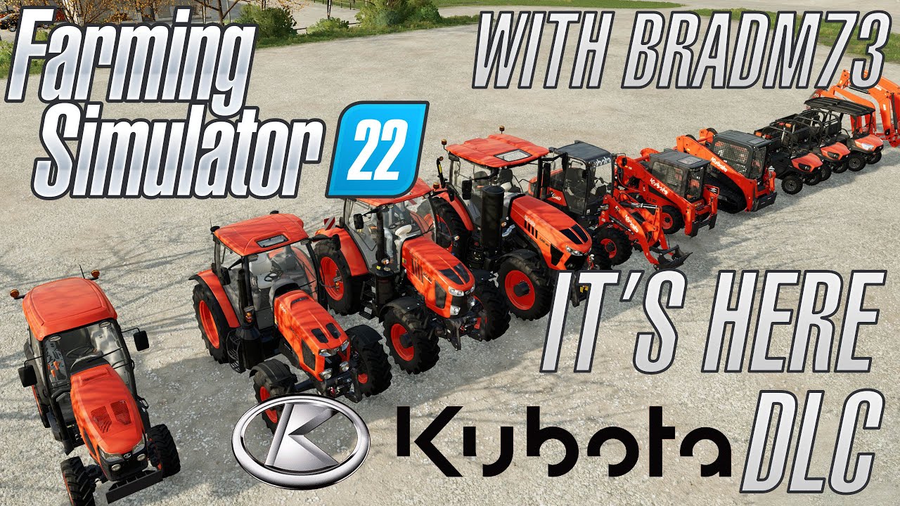 Kubota to join Farming Simulator 22