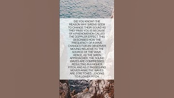 Dazzling Doppler Effect: How Sirens Change Sound