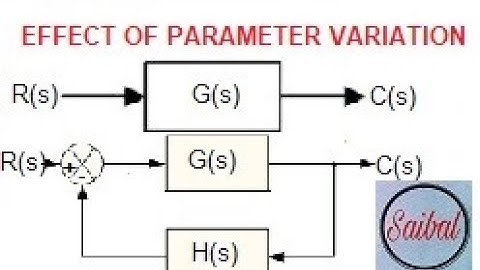 Effect of Parameter Variation in Open and Closed Loop Control System