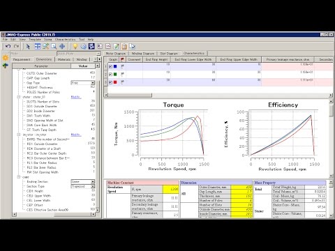 JMAG-Express: Specifying the End Ring Cross Section of Induction Motor [JMAG-Designer]