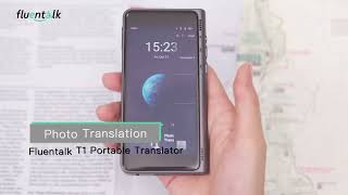 How to use photo translation on Fluentalk T1