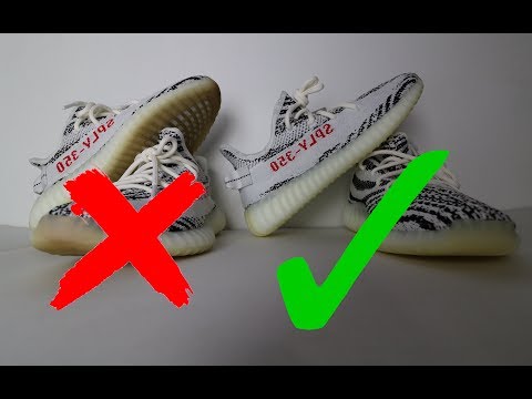 REAL VS FAKE COMPARISON | ADIDAS YEEZY BOOST 350 V2 \