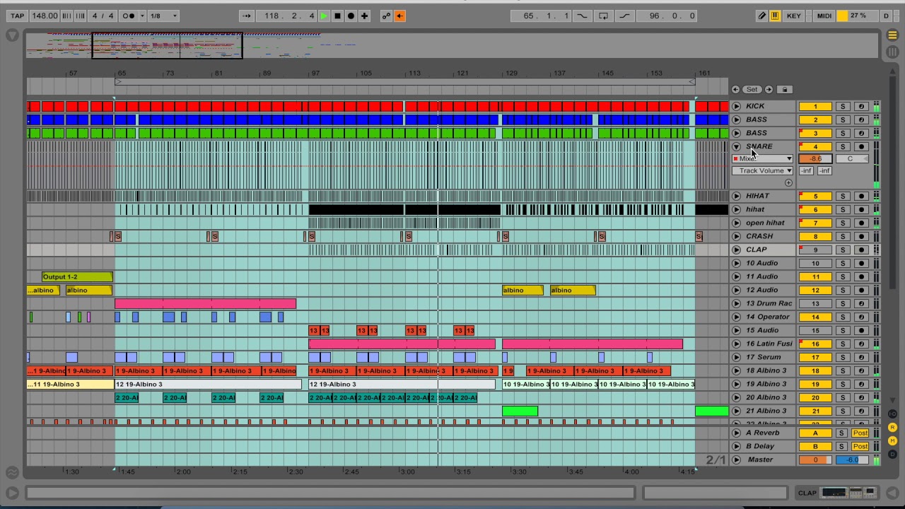 Ableton live Psytrance tutorial - Albino lead sounds - YouTube