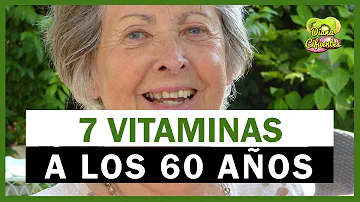 ¿Qué vitaminas debe tomar una mujer de 60 años?