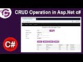 Complete CRUD Operation in Asp.Net C# With SQL Server Step By Step