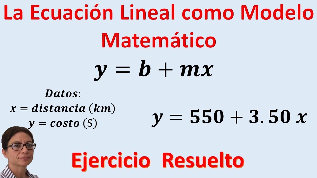 Ecuación Lineal como Modelo Matemático - YouTube