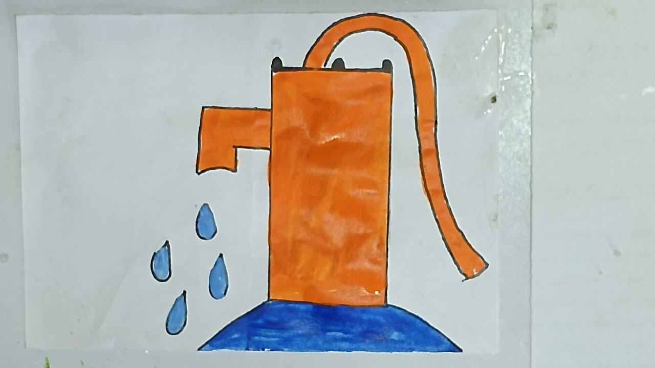 How to drawing नल Art || step by step drawing video for kids - YouTube