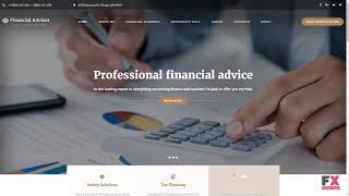 Financial Advisor Multipage Website Template TMT | Free Template  Mai