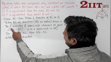 Locus Exercise 14 Q 18 Class X ICSE By using ruler and compasses only, construct