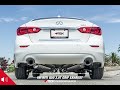 Infiniti q50 30t with ark performance grip exhaust  audio spectrum