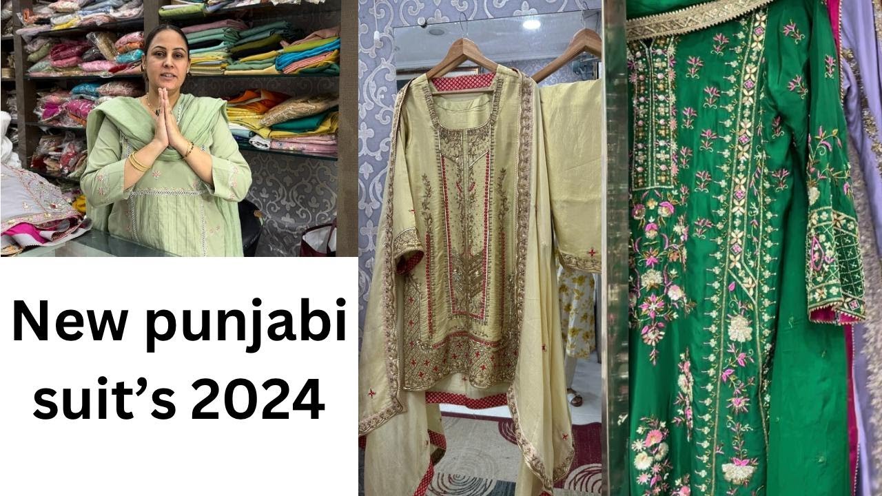 New punjabi Wedding suit's 2024. Royal look and punjabi boutique suit's