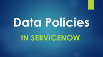 What is Data Policy in ServiceNow | Data Policy Vs UI Policy | Example of Data Policy with Scenario