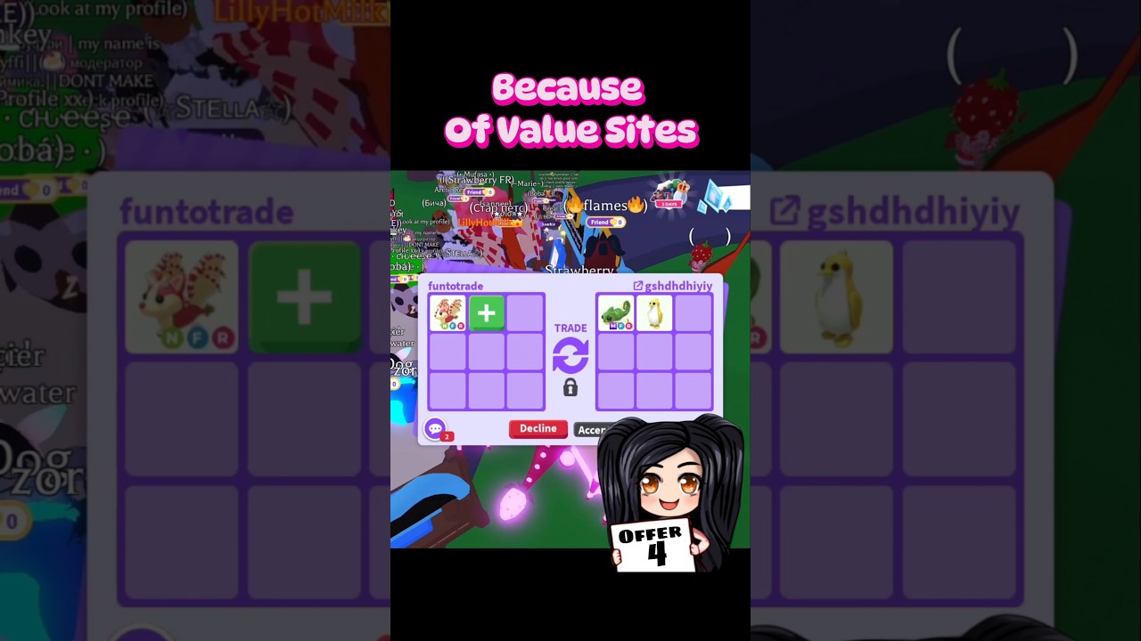 Trading My Neon Strawberry Bat In Adopt Me 🍓🦇