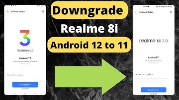 Realme 8i 🔥 Downgrade Realme UI 3.0 To Realme UI 2.0 | Downgrade Android 12 To Android 11