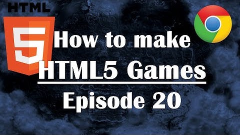 20- Making HTML5 Game: Enemy AI. Javascript Tutorial Guide
