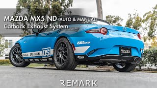 REMARK Mazda MX5 ND 2015+ Catback Exhaust System