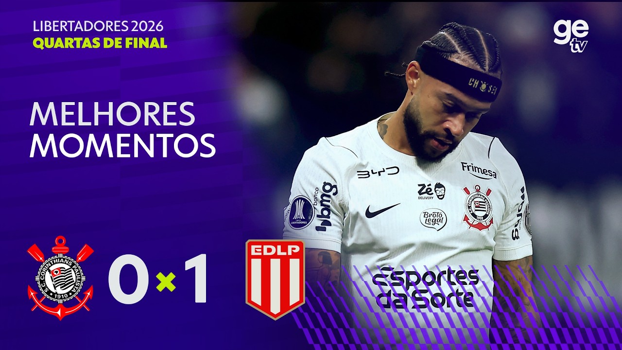 CORINTHIANS 0 x 1 ESTUDIANTES | MELHORES MOMENTOS | CONMEBOL LIBERTADORES 2026 | ge tv