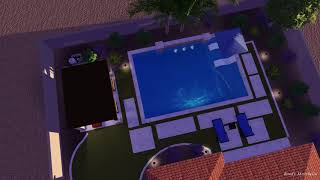 Beautiful Pool And Pergola