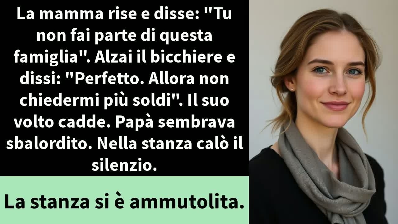 Pensavo di aver trovato il mio posto in famiglia, così, come sempre, avevo organizzato e pagato io la cena di lusso per il sessantesimo compleanno di mio padre. Dopo sei anni in cui avevo coperto...