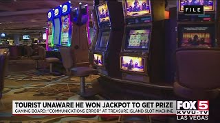 Tourist tracked down, getting jackpot after slot machine error, Nevada gaming board says