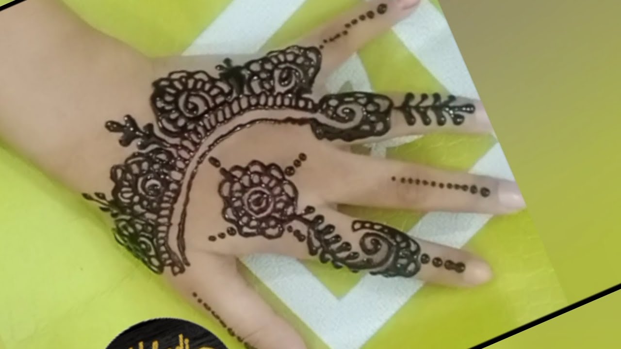Kids beautiful mehndi design! Kids Mehndi! Best Mehndi for kids ! Mehndi Nights 