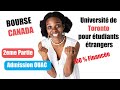 Canada 🇨🇦: Bourse d'études de l'université de Toronto - Admission à OUAC pour étudiant étrangers