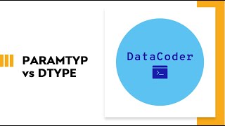 Dtype vs Paramtyp in ADaM dataset.