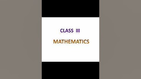 Class 3 Maths (16-11-21) Ch-11 (Measurement of Length)