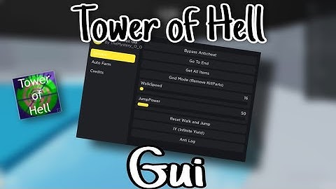 NEW Roblox Tower Of hell OP GUI Script/Hack - Bypass anti cheat, tp end and more
