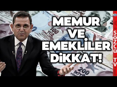 Fatih Portakal Memur ve Emekli Maaşını Tek Tek Hesapladı! İşte Gündem Olacak Rakam