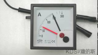 Kdsi Be-72 Ac1505A Double Pointer Og Ampere Meter Video