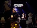 My daughter stood on stage with me for the first time during soundcheck. A moment I’ll never forget.