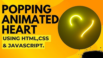 Popping Animated Neon Light Using HTML,CSS & JavaScript.