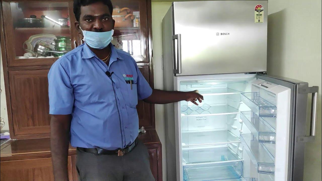 BOSCH Double Door Refrigerator Review YouTube