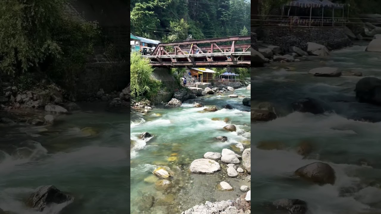 River Beas. 🌊Река Беас. Старый  Манали. Индия 