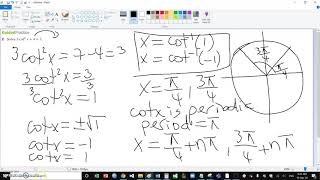 Pre-Calculus Lesson 5-3 Solving Trigonometric Equations