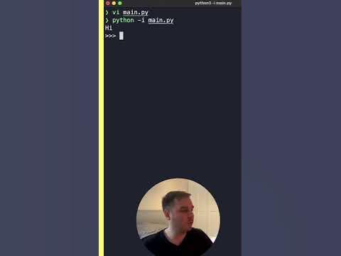 Python Interactive mode is really helpful! - YouTube image.