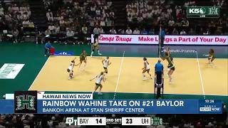 Rainbow Wahine volleyball falls to No. 21 Baylor in five-set thriller