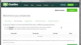 How to register and activate your ChatSim / ChatSim Plus screenshot 4